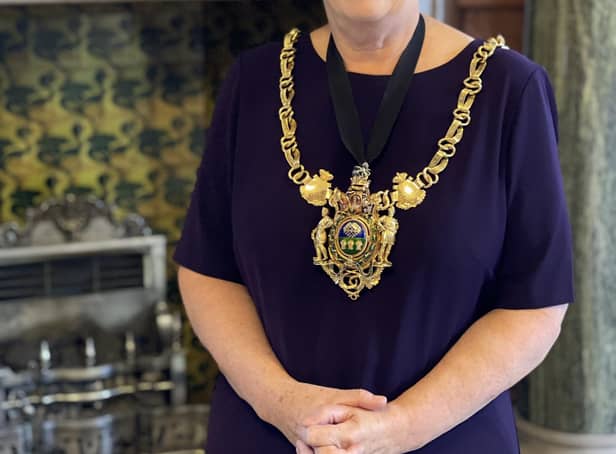Liberal Democrat councillor Gail Smith when she was Lord Mayor of Sheffield.