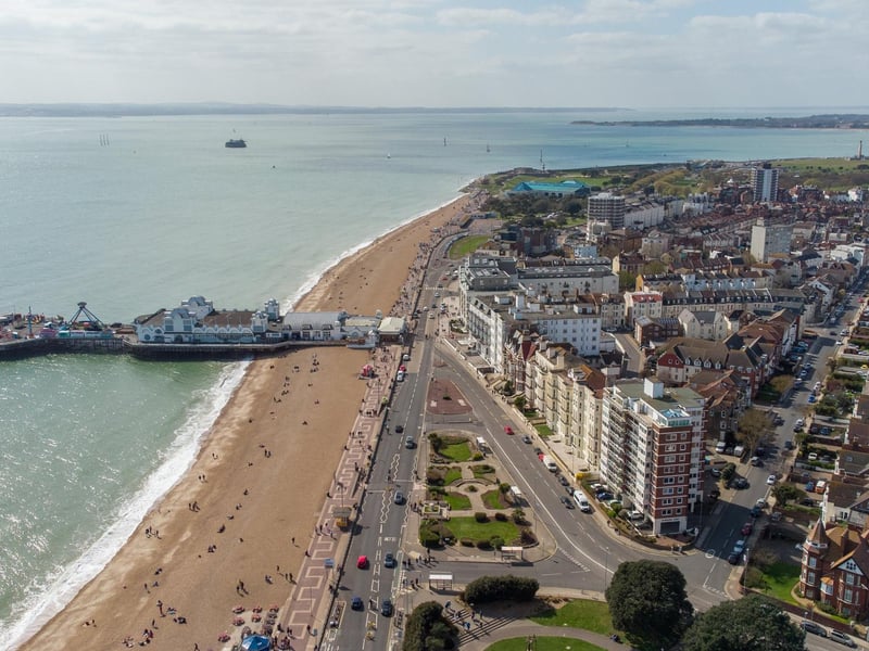 Granada Road is the straight road heading diagonally right from the front centre of the picture