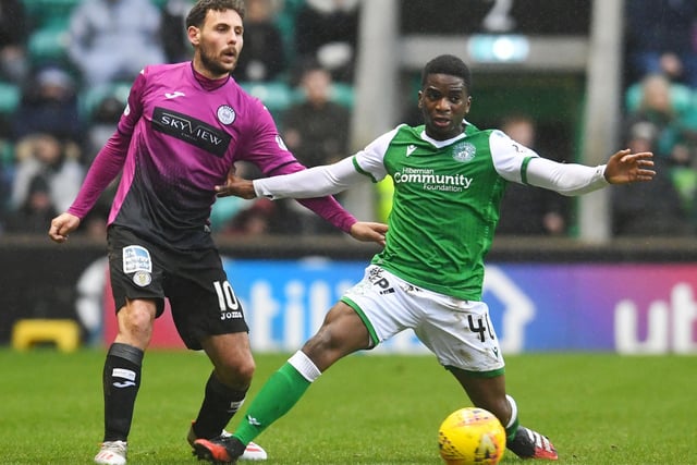 Win percentage: 20% (games started 5, games won 1)
The Belgian midfielder arrived on loan from Geneo for the second January in succession and was in and out of the Hibs starting line-up. His win rate in his first spell at Easter Road last season was 25%
