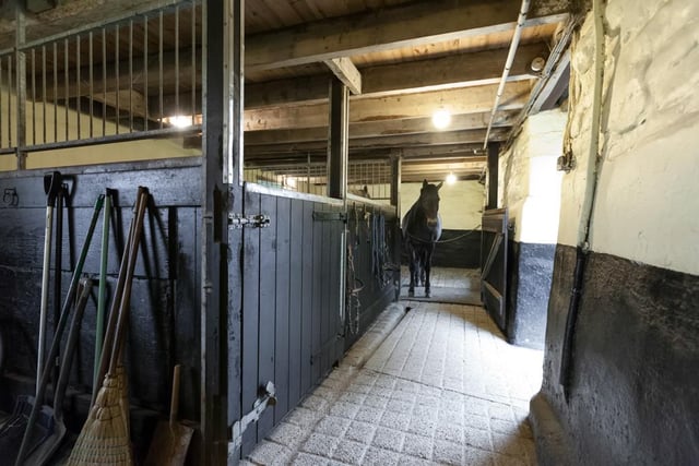 The stables offer excellent equestrian facilities.