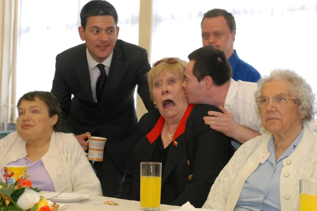 David Miliband was joined by Coronation Street actress Liz Dawn on a visit to the John Wright Centre in South Shields in 2010. Did you get to meet the Corrie star?