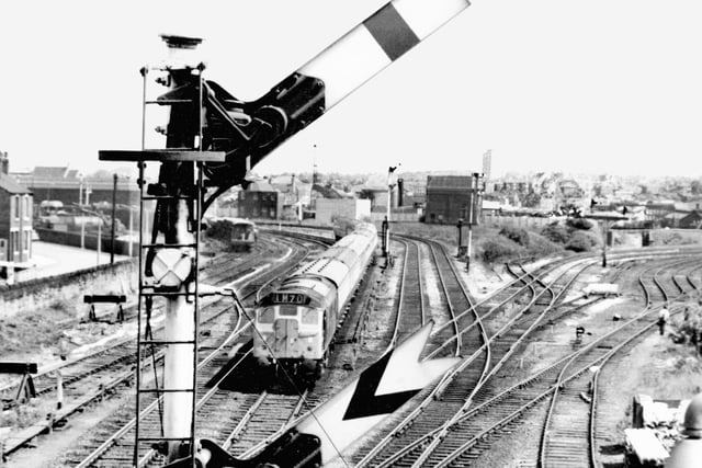 This signal box at Holmes Junction is seen in May 1974 - it was in use until 1979.