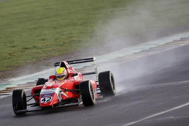 Rowan has reached speeds of 145mph in Formula 4 race cars at the age of just 15.