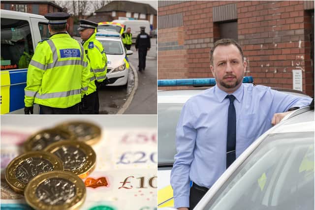 Steve Kent, chairman of the South Yorkshire branch of the Police Federation, is calling for better pay for police officers
