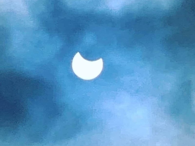 Another stunning view of the partial solar eclipse taken by a local resident in North Berwick.