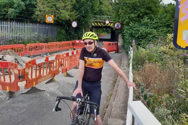 Vegan accountant cycle commuter Kevin Tingle, aged 70, uses Little London Road every day.