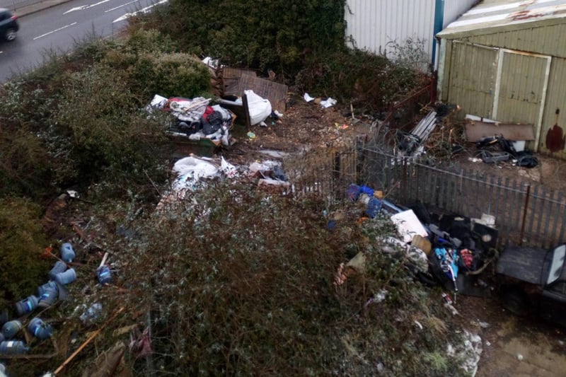 How did the fly tippers manage this?