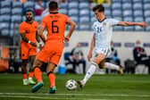Scotland's defender Jack Hendry in action for his country: PATRICIA DE MELO MOREIRA/AFP via Getty Images