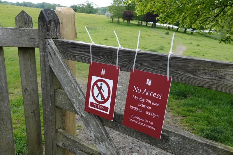 No access permitted to the Pastures.