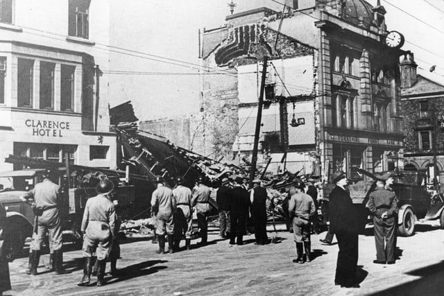 The bombardment of Church Street in August 1940 - but look at the response soon after the raid.