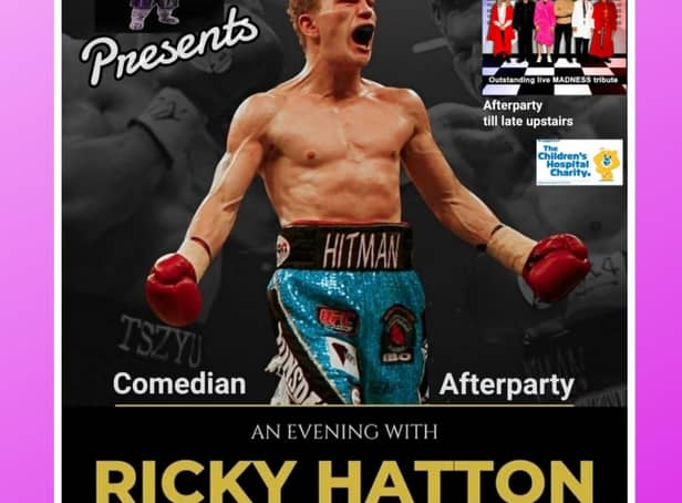 Boxing legend Ricky Hatton will be appearing at a fundraising event hosted by a Sheffield boxing gym on May 13.