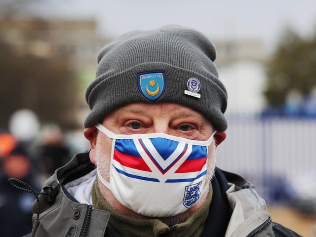 Pompey fans arrive for the first time in 9 months due to Corona restrictions
