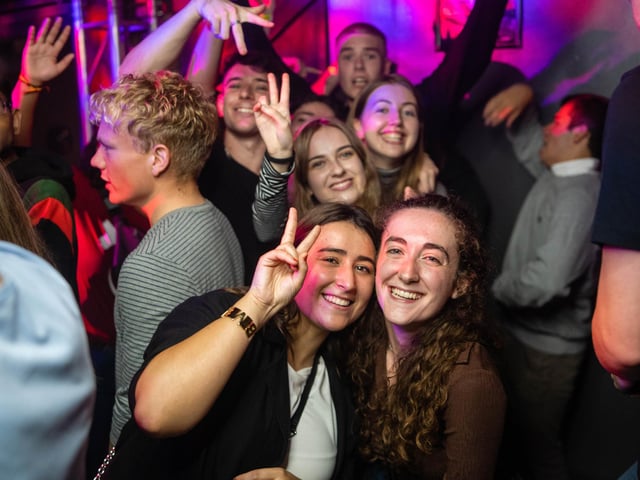 Freshers partying at The Astoria.