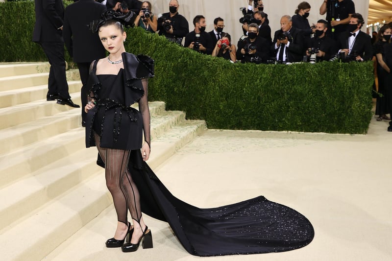 Maisie Williams attends The 2021 Met Gala Celebrating In America: A Lexicon Of Fashion at Metropolitan Museum of Art on September 13, 2021 in New York City. (Photo by Mike Coppola/Getty Images)