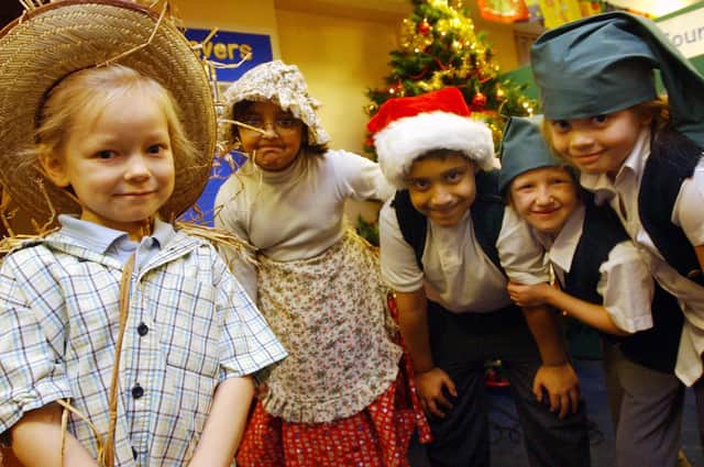 These Marine Park Primary School pupils were putting on The Christmas Scarecrow in 2005. Did you get to see their Nativity show?