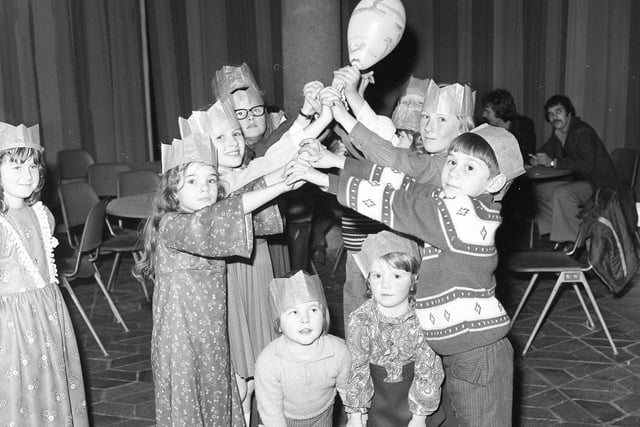 Some of the Sunderland Borough Council staff's children at their Christmas party which was held in the Civic Centre canteen in 1974. Recognise anyone?
