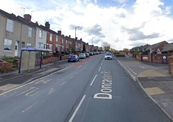 The man's body was discovered on Doncaster Road in Rotherham this morning (January 1)