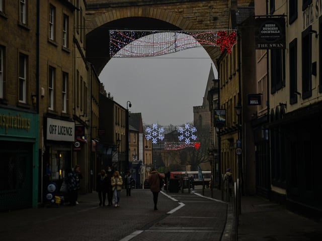 Usually, many people would gather in the town centre for the Christmas lights switch-on. Of course, things are different at the moment so that couldn't happen this year. It is hoped things will be much better by this time next year.