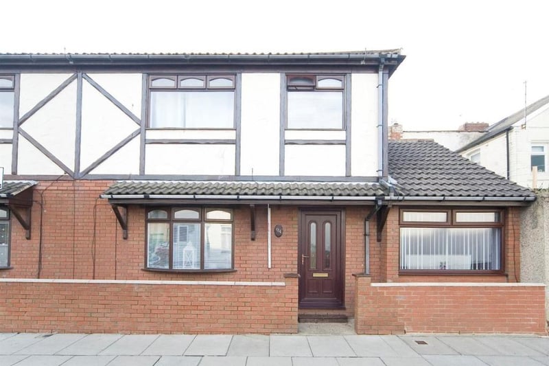 This four bedroom house is on the market for £85,000.