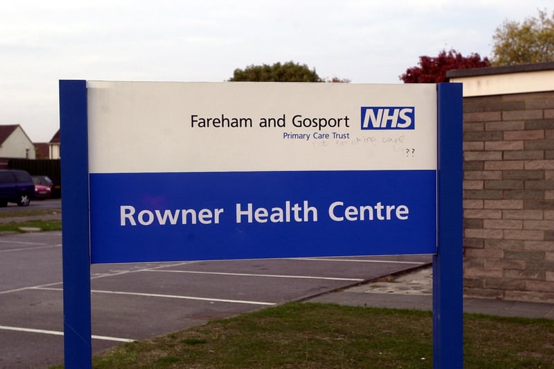 Rowner Health Centre, on Rowner Lane, was rated 78% good and 7% poor by patients.