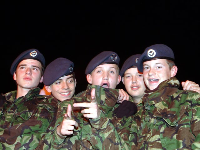 Cadets attended the display to assist marshals in ensuring the bonfire burned safely.
Can you spot any familiar faces?