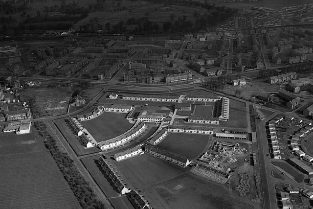 A view of Craigmillar's Thistle Foundation in April 1960.