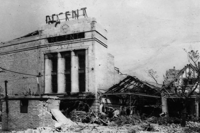 On May 24, 1943, a German 500kg bomb fell on Dean Road, causing damage to the cinema and houses nearby. But the Regent was repaired and continued to entertain the South Tyneside public.