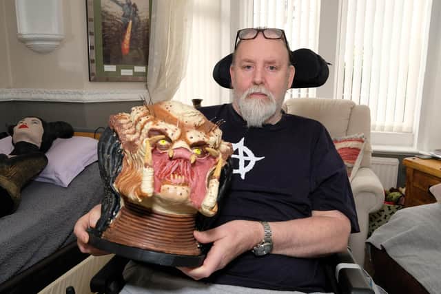 Darren Rix who has made Marvel figures for VIP customers before losing his legs to sepsis