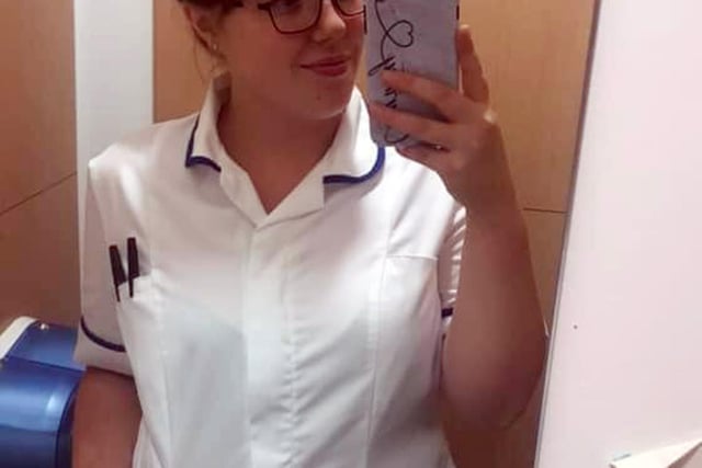 My partner Courtney Walker who works on Ward 12 at KMH, so proud of her and everything she has done. Picture sent in by Ben Dalby