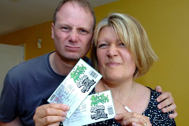 Katie and Stephen Wood  who were at the Artic Monkey's gig in Manchester in 2007