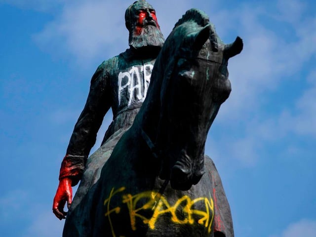 A bust of Leopold II in the University of Mons was taken down following a student led petition that said the bust represented the "rape, mutilation and genocide of millions of Congolese".