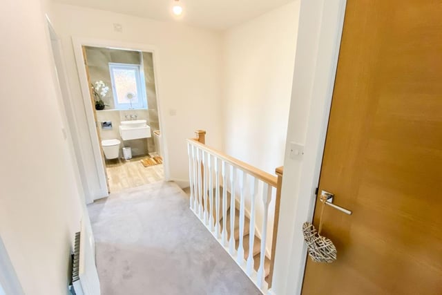 Here's the landing, which leads to two double bedrooms, a further single and the main bathroom.