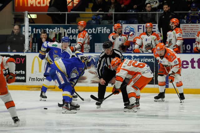Brendan Connolly faces off in defeat at Fife