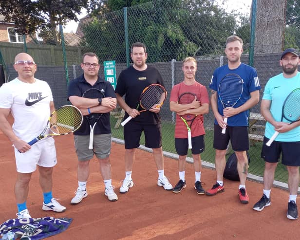 The Melton Mowbray Tennis Club's men's seconds.