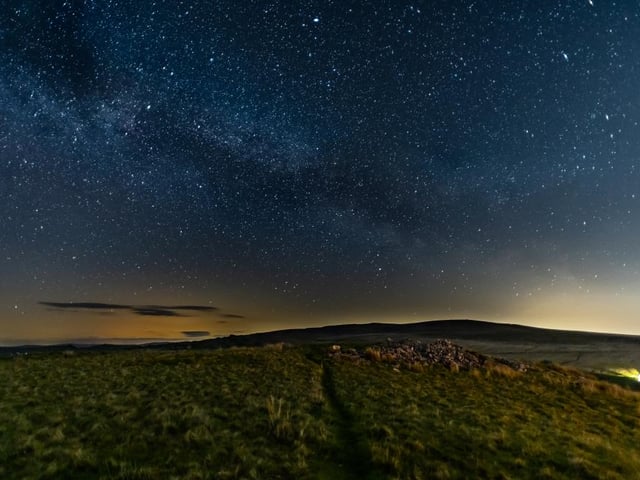 The Brecons Beacons National Park offers plenty of large, open spaces, which are perfect for taking in the night sky (Photo: Shutterstock_