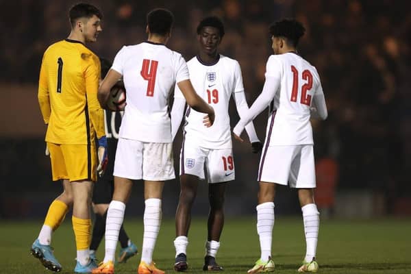 England youth cap Jesurun Rak-Sakyi (centre) has been linked with a move to Sheffield Wednesday.