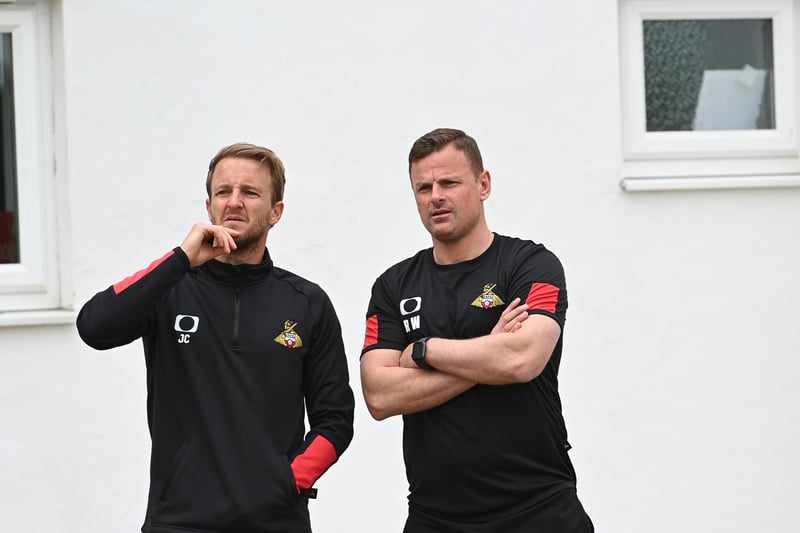 James Coppinger may have only just retired from playing but he was back at Cantley Park for the first day of pre-season