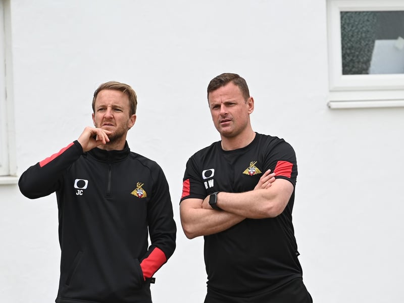 James Coppinger may have only just retired from playing but he was back at Cantley Park for the first day of pre-season