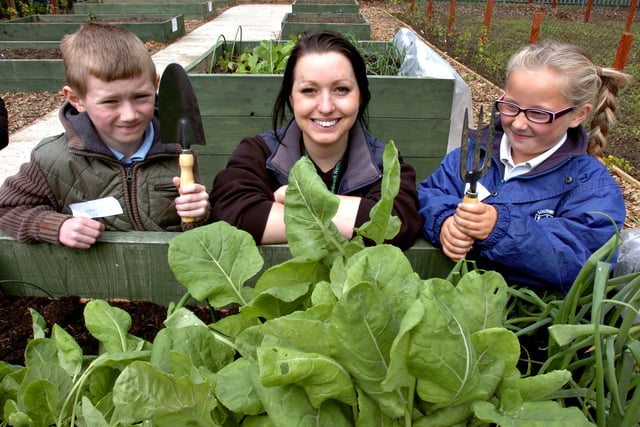Southwick Primary students were joining in with an allotment scheme in this 2012 photo at Marley Potts. Does this bring back happy memories?