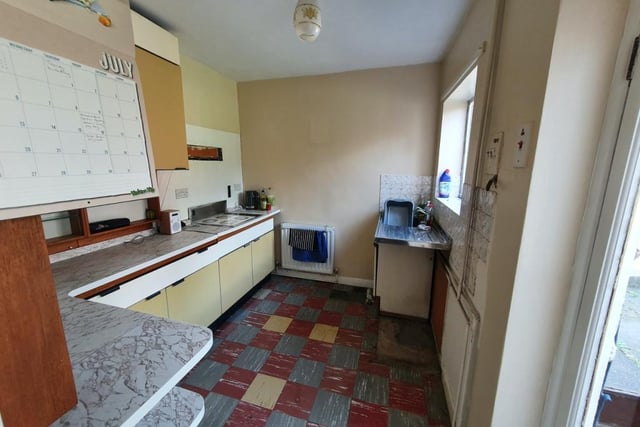 There's a fitted kitchen in the house which is warmed by gas central heating.