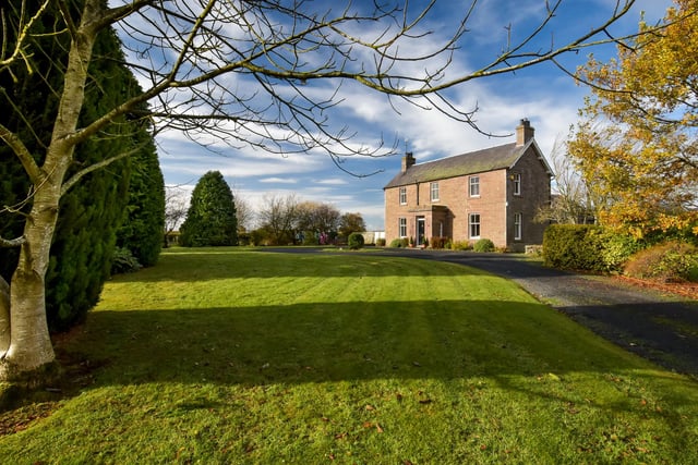 The generously proportioned farmhouse comes with grounds, including a paddock, stretching across more than two acres