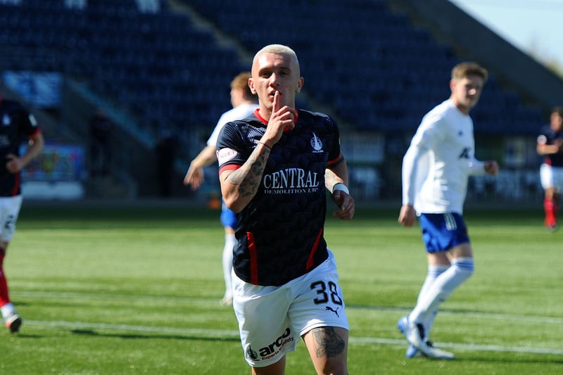 Falkirk's top scorer in the 2020/21 season, the former Hearts winger tore the league up during the first half of the season but struggled to replicate that form in the later games