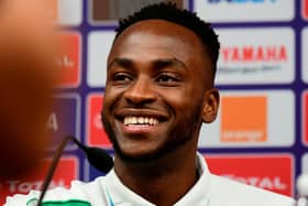Sheffield Wednesday's Burundi forward, Saido Berahino, captained his side against Bahrain. (Photo credit should read GIUSEPPE CACACE/AFP via Getty Images)