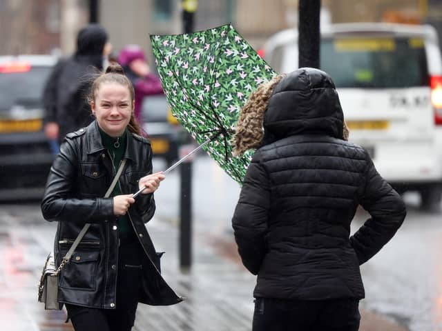 A yellow weather warning has been issued for Sheffield, with strong winds forecast. Photo by Jeff J Mitchell/Getty Images.
