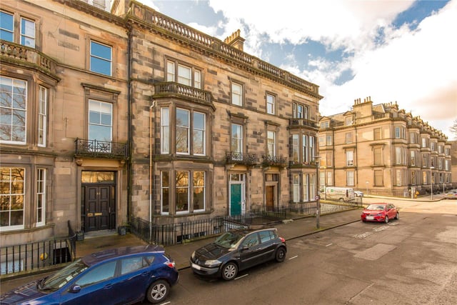 Buckingham Terrace is a flat that’s spread over two floors of a stone built Victorian townhouse with a garden - in total the property boasts just under 4,000 square feet of accommodation