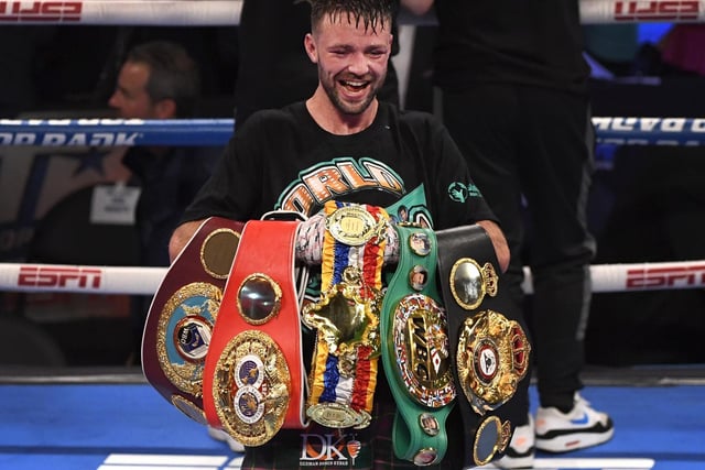 The 30-year-old Prestonpans puncher has thrilled in a quite remarkable year that he and the boxing fraternity will treasure for many years to come.
In May he was crowned the undisputed super lightweight world champion with victory over the previously undefeated, Jose Ramirez, in Las Vegas.
In doing so, Taylor is the first Briton to become world champion in the four-belt era and takes his place at the sport's top table.
He makes the first defence as undisputed world champion in Glasgow, in February, against undefeated Englishman Jack Catterall and, should all go to plan, 2022 could even eclipse the 12 months just gone by.