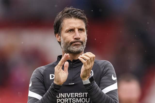 Pompey boss Danny Cowley. Picture: Daniel Chesterton/phcimages.com
