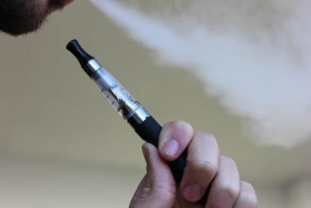 A Sheffield resident has queried the safety of city vape shops following a major fire in Glasgow