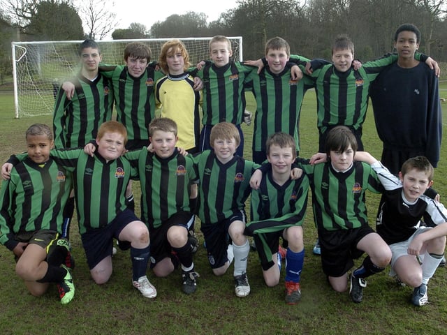 Myers Grove Under-13s in the Sheffield Schools FA Football Finals, March 2010