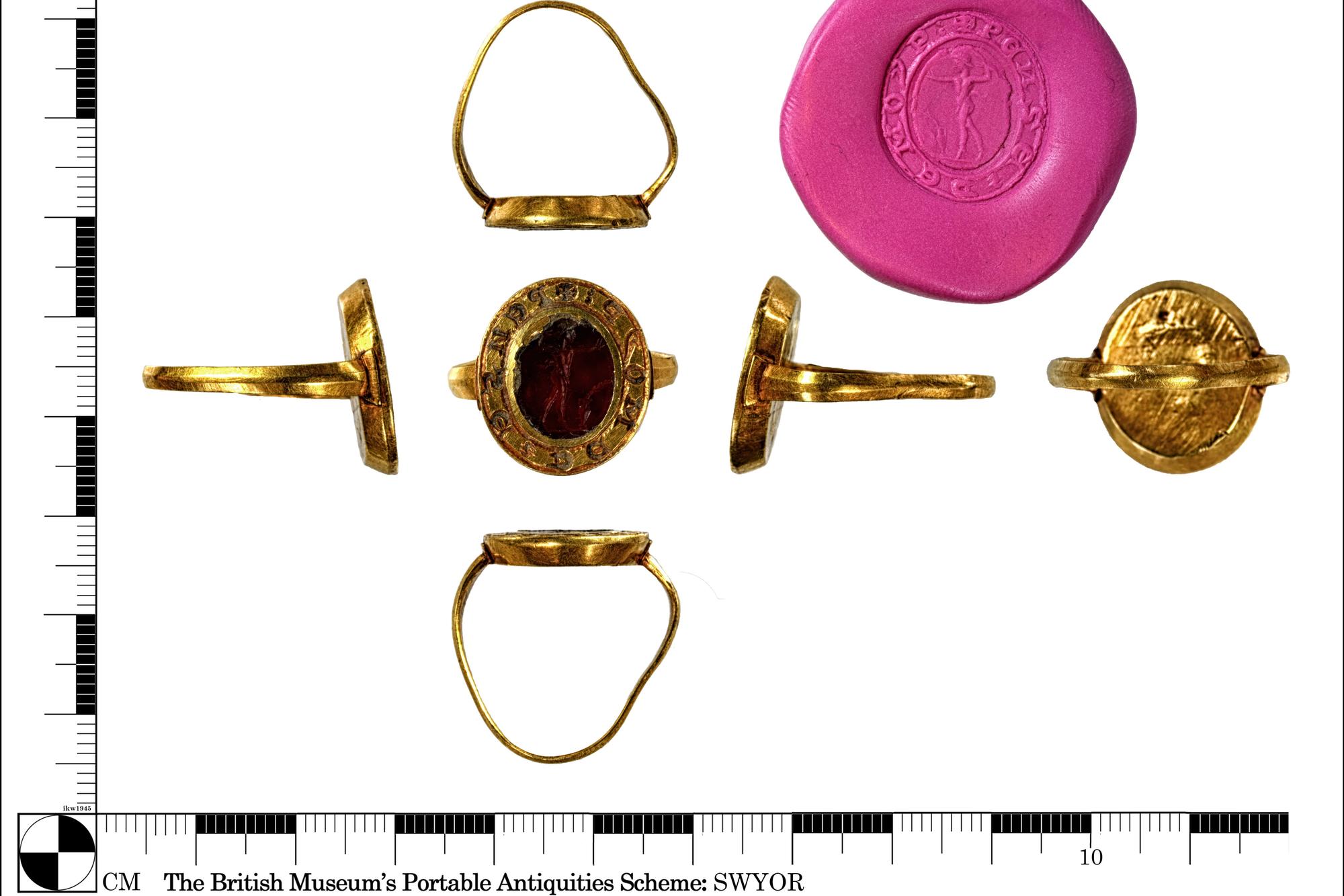 Bling fit for a king - medieval ring found in Doncaster village